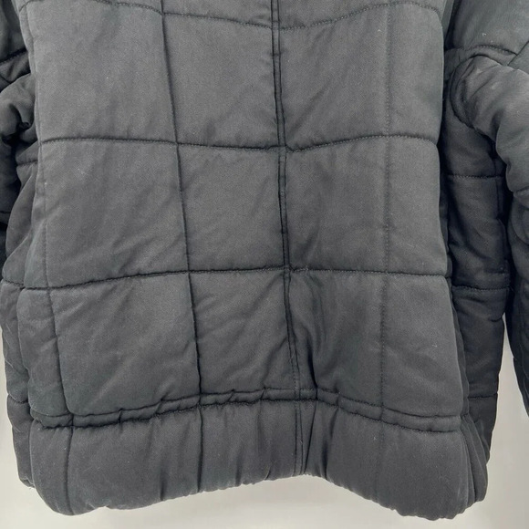 Avec Les Filles Curpo-Feel Thermal Puff Flight Jacket Velvet Trim Size Large - Picture 8 of 11